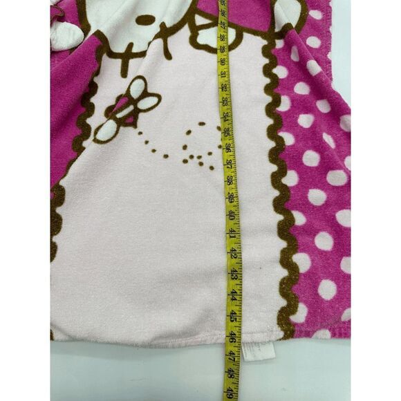 Hello Kitty Baby Towel with Hood Towel Wrap 46 x 23 Bath Towel Multicolored OS - Picture 9 of 12
